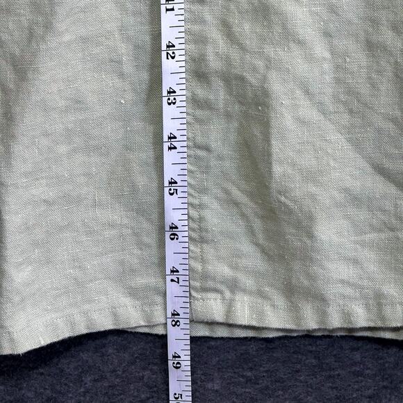 OUTFIT WOMAN JPR 100% Linen Maxi Tank Dress Pistachio Green with Pockets Size 1X - Picture 6 of 11